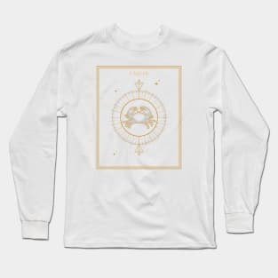 Cancer | Astrology Zodiac Sign Design Long Sleeve T-Shirt